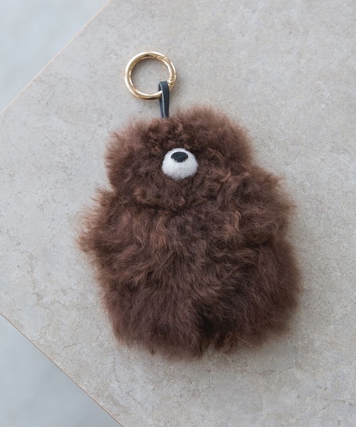 A part by（アパートバイ）の「【セレクト】COSY_ベアーチャーム（キーホルダー・レディース・アイボリー/ブラック/ブラウン・FREE）」の3枚目の写真