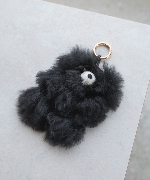 A part by（アパートバイ）の「【セレクト】COSY_ベアーチャーム（キーホルダー・レディース・アイボリー/ブラック/ブラウン・FREE）」の2枚目の写真