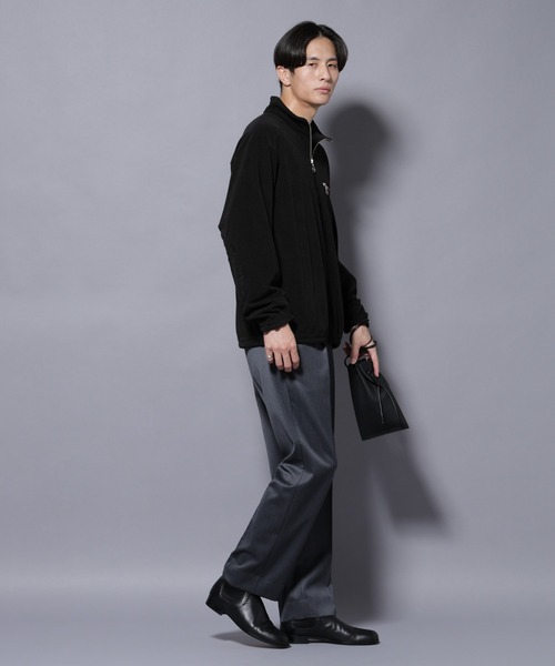 NANO universe(ナノユニバース)の「モールJQDコーデュロイハーフジッププルオーバー(スウェット・メンズ・グレー系その他2/ブラック・M/L)」の15枚目の写真