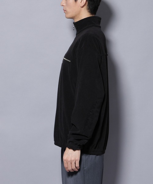 NANO universe(ナノユニバース)の「モールJQDコーデュロイハーフジッププルオーバー(スウェット・メンズ・グレー系その他2/ブラック・M/L)」の17枚目の写真
