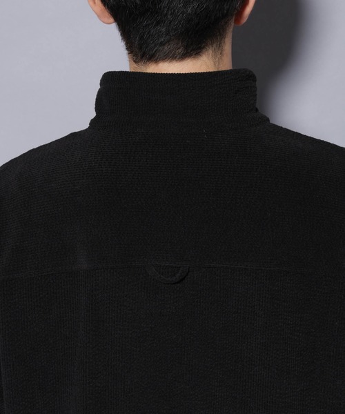 NANO universe(ナノユニバース)の「モールJQDコーデュロイハーフジッププルオーバー(スウェット・メンズ・グレー系その他2/ブラック・M/L)」の19枚目の写真