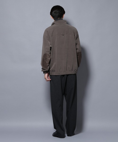 NANO universe(ナノユニバース)の「モールJQDコーデュロイハーフジッププルオーバー(スウェット・メンズ・グレー系その他2/ブラック・M/L)」の9枚目の写真