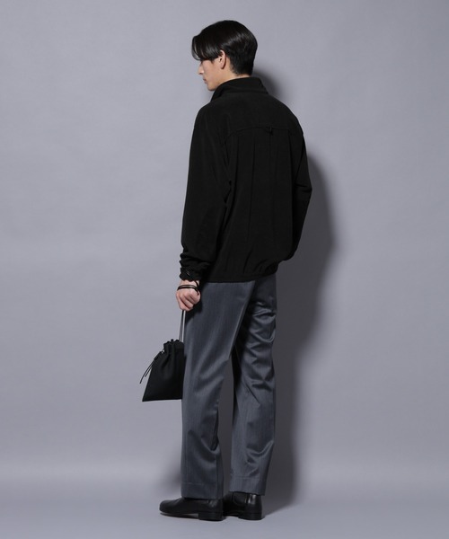 NANO universe(ナノユニバース)の「モールJQDコーデュロイハーフジッププルオーバー(スウェット・メンズ・グレー系その他2/ブラック・M/L)」の16枚目の写真