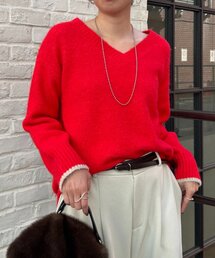 Jena espace merveilleux | ソフトタッチVニット(ニット/セーター)