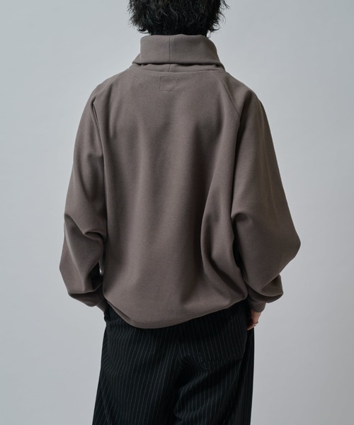 Lui's（ルイス）の「ラグランオフタートルカットソー（Tシャツ/カットソー・メンズ・ブラック/チャコールグレー/ライトグレー/ネイビー・FREE）」の15枚目の写真