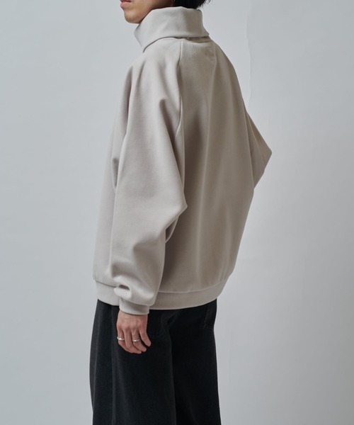 Lui's（ルイス）の「ラグランオフタートルカットソー（Tシャツ/カットソー・メンズ・ブラック/チャコールグレー/ライトグレー/ネイビー・FREE）」の21枚目の写真