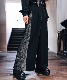 NOVESSEL（ノベセル）の「A'GEM/9 × .kom『古怪舎/グガイシャ』Serpent Edge Wide Pants / サーペントエッジワイドパンツ（スラックス）」