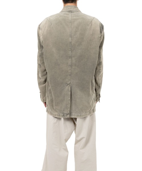 Maison MIHARA YASUHIRO(メゾンミハラヤスヒロ)の「【MIHARAYASUHIRO/ミハラヤスヒロ】DISTRESSED CORDUROY BLAZER(テーラードジャケット・メンズ・カーキ/ブラック・46)」の9枚目の写真
