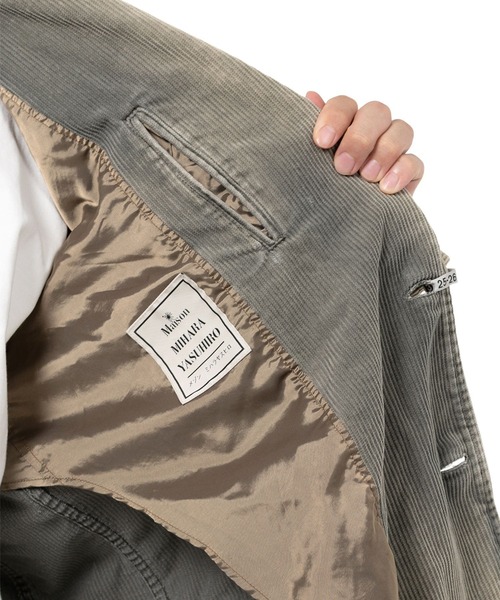MIHARAYASUHIRO/ミハラヤスヒロ】DISTRESSED CORDUROY BLAZER