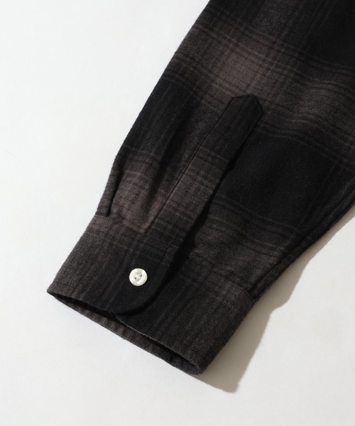 BEVERLY HILLS POLO CLUB(ビバリーヒルズポロクラブ)の「【BEVERLY HILLS POLO CLUB / ビバリーヒルズ ポロクラブ】ワンポイントポニー刺繍 長袖ネルチェックシャツ(シャツ/ブラウス・メンズ・ブラック/ベージュ/ブルー/グレー・LL/M/L)」の12枚目の写真