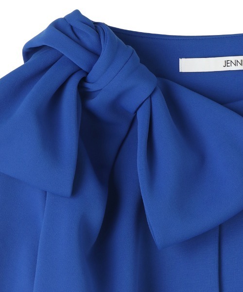 JENNE(ジェンヌ)の「日本製おりがみリボンブルゾン(紫外線99.9カット)(Tシャツ/カットソー・レディース・ブラック/ブルー/ホワイト・SMALL/LARGE/MEDIUM)」の14枚目の写真