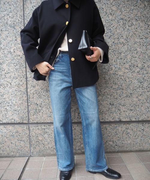 Healthy denim（ヘルシーデニム）の「【Healthy DENIM】Pink Pepper ストレートデニム（デニムパンツ・レディース・インディゴブルー・34/32/38/36）」の3枚目の写真