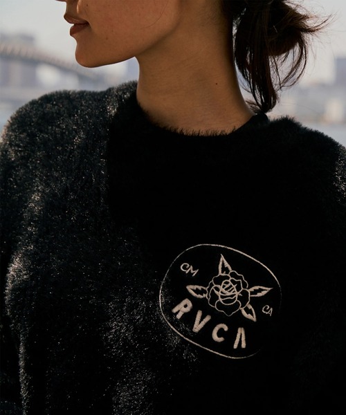 RVCA(ルーカ)の「RVCA レディース LOOSE FIT JQ KNIT セーター 【2025年秋冬モデル】/ルーカニット(ニット/セーター・レディース・ブラック/イエロー系その他/ホワイト系その他・SMALL/MEDIUM/LARGE)」の10枚目の写真