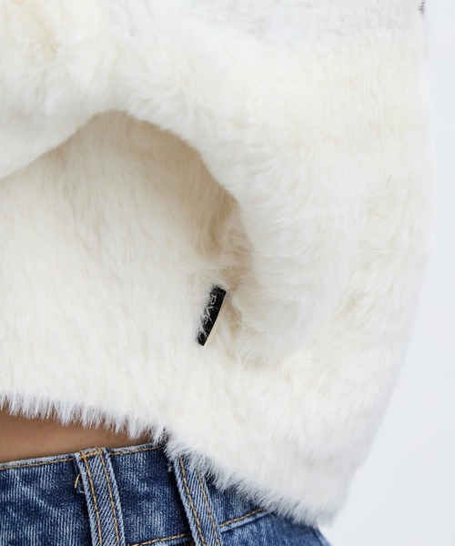 RVCA(ルーカ)の「RVCA レディース LOOSE FIT JQ KNIT セーター 【2025年秋冬モデル】/ルーカニット(ニット/セーター・レディース・ブラック/イエロー系その他/ホワイト系その他・SMALL/MEDIUM/LARGE)」の5枚目の写真