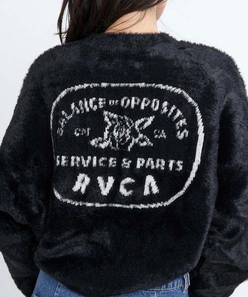 RVCA(ルーカ)の「RVCA レディース LOOSE FIT JQ KNIT セーター 【2025年秋冬モデル】/ルーカニット(ニット/セーター・レディース・ブラック/イエロー系その他/ホワイト系その他・SMALL/MEDIUM/LARGE)」の14枚目の写真
