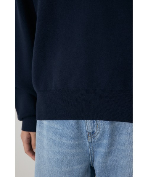 crie conforto（クリーコンフォルト）の「ハーフジップセーラーカラーニット　長袖 / 冬服（ニット/セーター・レディース・グレー/ライトイエロー/ネイビー・FREE）」の9枚目の写真