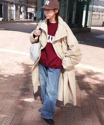 gossara（ゴサラ）の「ミリタリーオーバーコート（ノーカラーコート）」