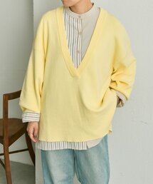ear PAPILLONNER（イアパピヨネ）の「Vネックニット【SUM1 STYLE】（ニット/セーター）」