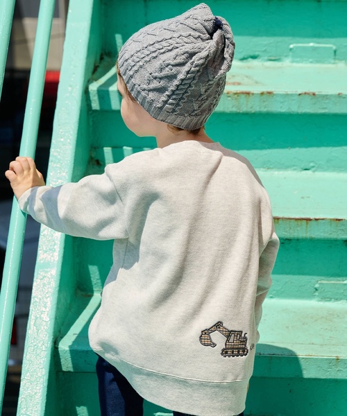 kladskap（クレードスコープ）の「働く車アップリケトレーナー（スウェット・キッズ・レッド/ホワイト系その他・80ｃｍ/90cm/100cm/110cm/120cm/130cm）」の15枚目の写真