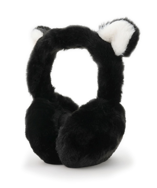 LOVETOXIC（ラブトキシック）の「ネコミミファーイヤーマフ（イヤーマフ・キッズ・ベージュ/ブラック/エメラルド・F）」の5枚目の写真