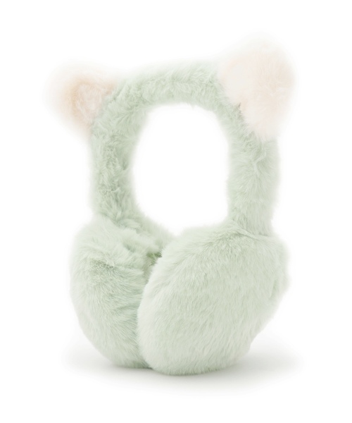 LOVETOXIC（ラブトキシック）の「ネコミミファーイヤーマフ（イヤーマフ・キッズ・ベージュ/ブラック/エメラルド・F）」の6枚目の写真