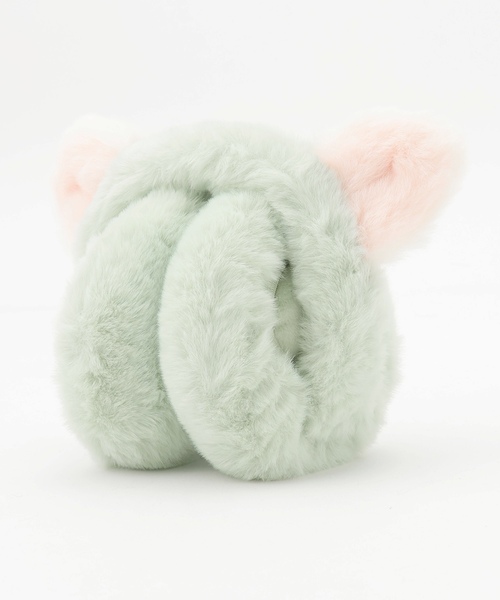 LOVETOXIC（ラブトキシック）の「ネコミミファーイヤーマフ（イヤーマフ・キッズ・ベージュ/ブラック/エメラルド・F）」の7枚目の写真