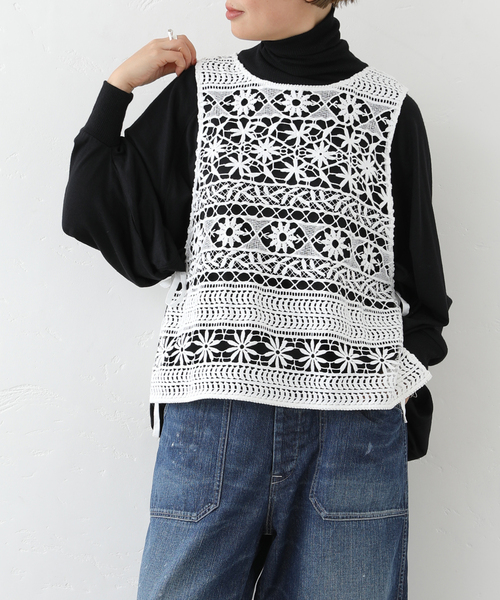 コットンレースベスト（ベスト）｜JOURNAL STANDARD LUXE（ジャーナル