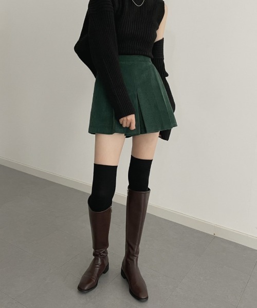 FAVORITO(ファヴォリート)の「コーデュロイショートパンツ(その他パンツ・レディース・グリーン/ブラック・F)」の22枚目の写真