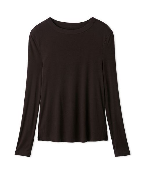 Mila Owen（ミラオーウェン）の「ウールテンセルクルーネックシアーロンＴ（Tシャツ/カットソー・レディース・レッド/ブラウン/ベージュ/アイボリー/ライトブルー・0/1）」の15枚目の写真