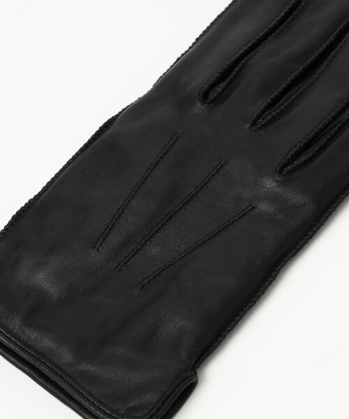 BEAMS HEART(ビームスハート)の「【タッチパネル対応】レザーグローブ(手袋・メンズ・ブラック/ダークブラウン・ONE SIZE)」の5枚目の写真