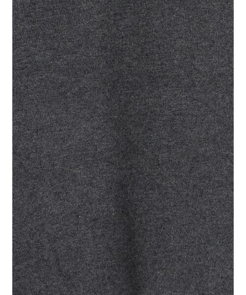 Te chichi TERRASSE（テチチテラス）の「もちもちミラノリブVネックニット（ニット/セーター・レディース・チャコールグレー/オフホワイト/イエロー/ブルー・F）」の18枚目の写真