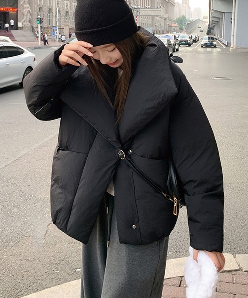 セール】ボリューム カラー パディングダウン ジャケット / Volume