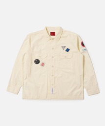 Universal Works（ユニバーサルワークス）の「Topologie X Universal Works Utility Shirt / Ecru（シャツ/ブラウス）」
