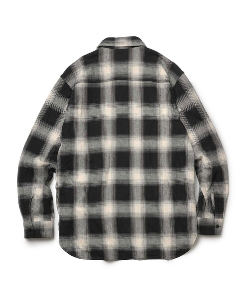 MR.OLIVE（ミスターオリーブ）の「【MR.OLIVE/ミスターオリーブ】OMBRE CHECK NEL /WORK SHIRT（シャツ/ブラウス・メンズ・ホワイト・S/M）」の6枚目の写真