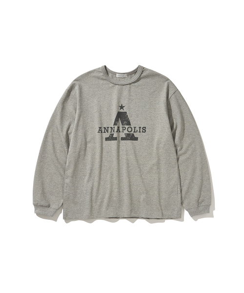 HISHANDER(ヒズハンダー)の「ANNAPOLIS L/S TEE MELANGE GREY(Tシャツ/カットソー・メンズ・その他・1/2/3)」の6枚目の写真