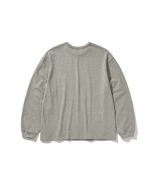 HISHANDER(ヒズハンダー)の「ANNAPOLIS L/S TEE MELANGE GREY(Tシャツ/カットソー・メンズ・その他・1/2/3)」の5枚目の写真