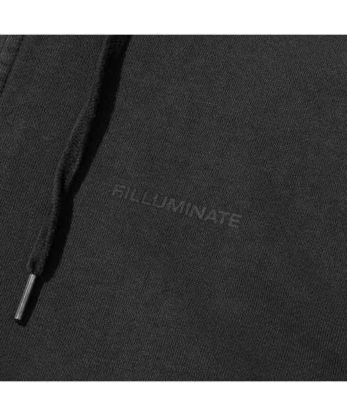 F.ILLUMINATE（フィルミネイト）の「アセンティックロゴピグメントフードジップアップ-ブラック（パーカー・レディース・その他・SMALL/MEDIUM/LARGE）」の6枚目の写真
