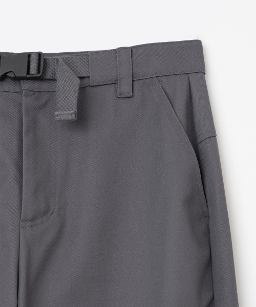 MILLO WOMEN（ミロウーマン）の「バックルストラップポケットパンツ[グレー]（その他パンツ・レディース・その他・SMALL/MEDIUM）」の5枚目の写真
