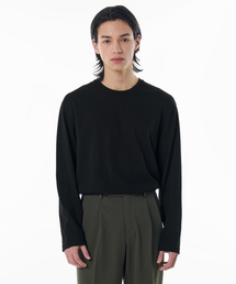 [クールタンダード] クルーネック長袖Tシャツ [ブラック]