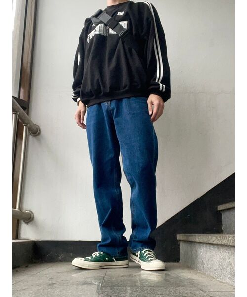 MUSINSA STANDARD（ムシンサスタンダード）の「レギュラーフィットデニムパンツ[ミディアムインディゴ]（デニムパンツ・メンズ・その他・29/30/31/33/26/27/28/40/38/42/36/34/32）」の9枚目の写真