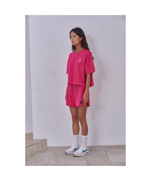 THE GREEN LAB（ザグリーンラボ）の「エッセンシャルクロップ半袖Tシャツ[ピンク]（Tシャツ/カットソー・レディース・その他・FREE）」の10枚目の写真