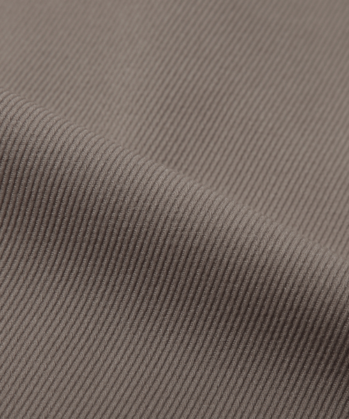 レザーコラツイルブルゾンワークジャケット[グレイッシュブラウン]