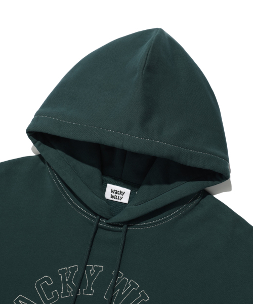 Wacky WiLLy(ワッキーウィリー)の「タイポグラフィックステッチフードスウェットグリーン(パーカー・レディース・その他・SMALL/MEDIUM/LARGE/X-LARGE)」の7枚目の写真