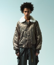 Camphor wood（カンファーウッド）の「DETACHABLE COLLAR FIREMAN BOMBER JACKET / 【襟取り外し可能】ファイヤーマンボンバージャケット（ブルゾン）」