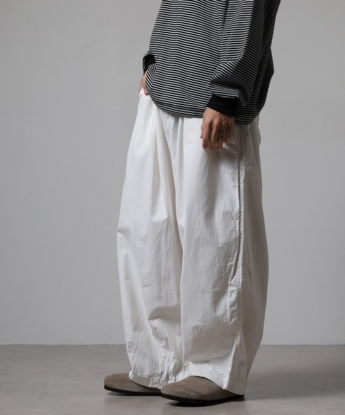 OMNES(オムネス)の「ウォッシュ加工&ノーマル加工 ダンプサーカスパンツ(その他パンツ・メンズ・インディゴブルー/ベージュ系その他/アイボリー系・M/L)」の8枚目の写真