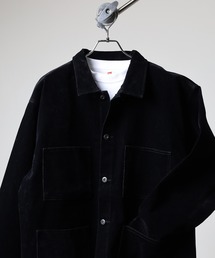 FUNALIVE（ファンアライブ）の「MANYMENMANYMINDS フロッキー加工デニム/PUコーティング加工デニム/カバーオール（カバーオール）」