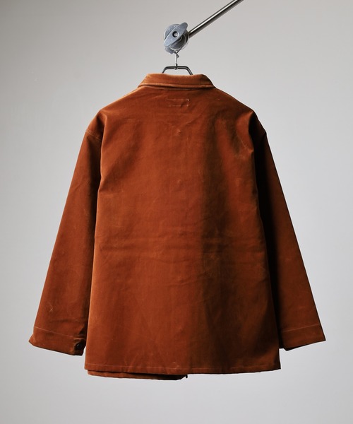 many men many mind(メニーメンメニーマインド)の「MANYMENMANYMINDS フロッキー加工デニム/PUコーティング加工デニム/カバーオール(カバーオール・メンズ・ブラック系1/ブラック系2/ブラウン系・M/L)」の12枚目の写真