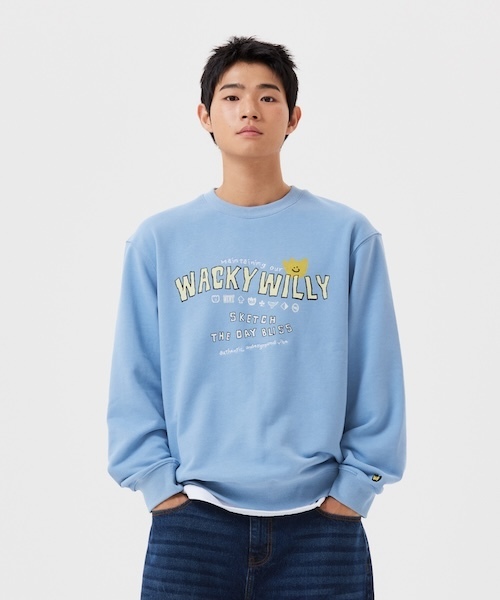 WACKY WILLY TYPO SWEATSHIRT（スウェット）｜Wacky WiLLy（ワッキー