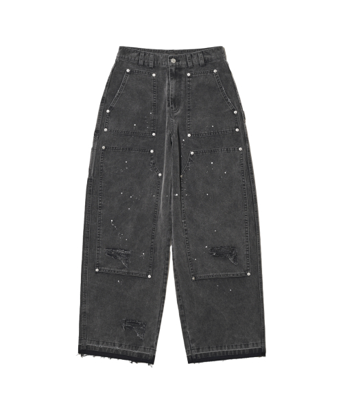 DEFGARMENTS（デフグラメンツ）の「カーパンダーヴィンテージパンツ[2カラー]（その他パンツ・レディース・アイボリー/ブラック・X-SMALL/SMALL/MEDIUM/LARGE）」の5枚目の写真