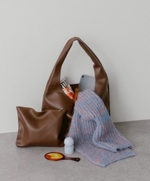 DRWCYS | バッグインポーチフェイクレザートートバッグ/PC・A4収納可能(トートバッグ)